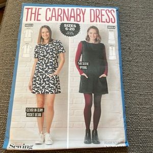 Bundle of five garment patterns